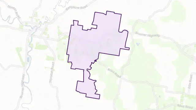 Goonellabah Area Boundary Map