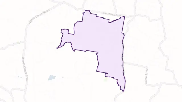 Gowrie Area Boundary Map