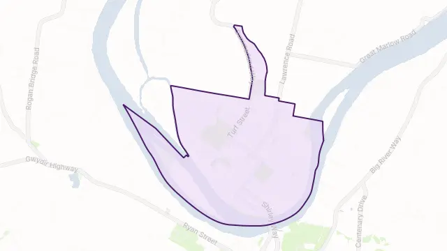Grafton Area Boundary Map