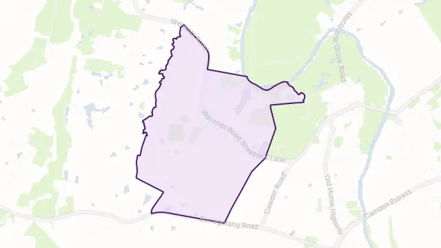 Grasmere Area Boundary Map
