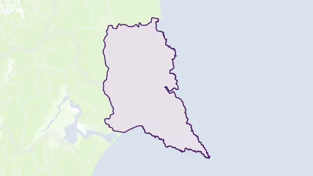 Green Cape Area Boundary Map