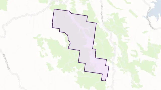 Green Gully Area Boundary Map