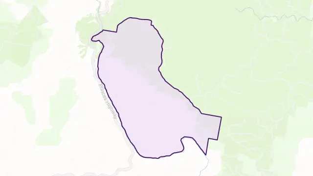 Greendale Area Boundary Map