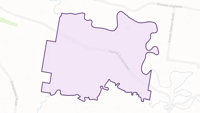 Greenridge Area Boundary Map