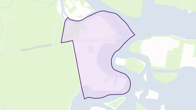 Greenwell Point Area Boundary Map