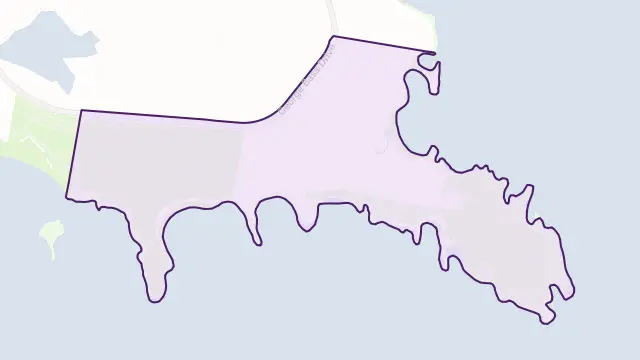 Guerilla Bay Area Boundary Map