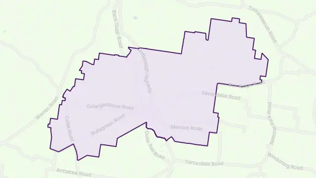 Gulargambone Area Boundary Map