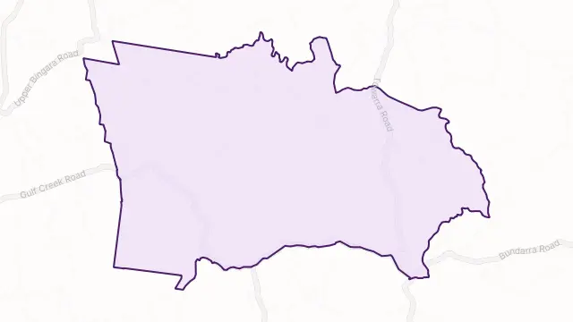 Gulf Creek Area Boundary Map