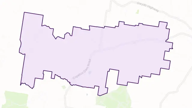Gum Flat Area Boundary Map