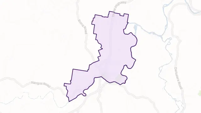 Gundagai Area Boundary Map