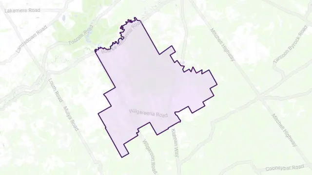 Gunderbooka Area Boundary Map