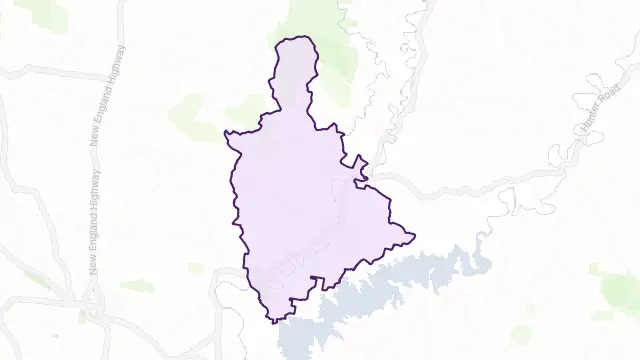 Gundy Area Boundary Map