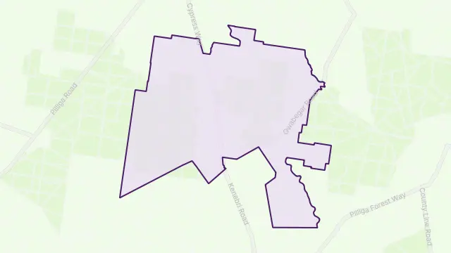 Gwabegar Area Boundary Map