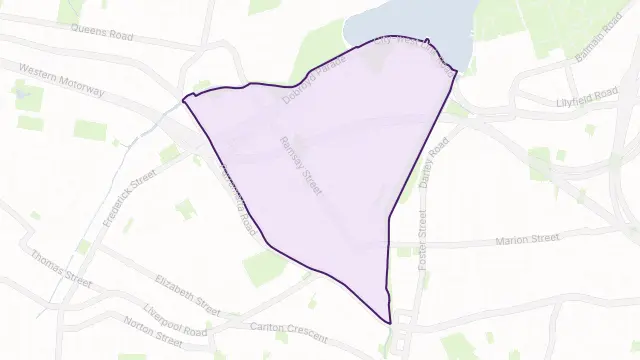 Haberfield Area Boundary Map