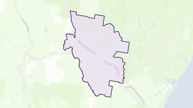 Halfway Creek Area Boundary Map