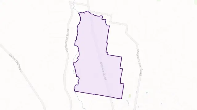 Hallsville Area Boundary Map