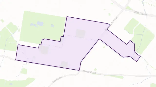 Hamilton South Area Boundary Map