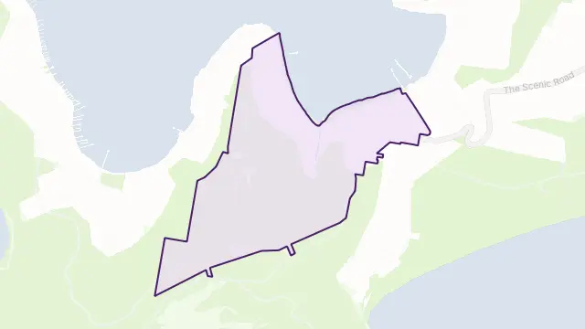 Hardys Bay Area Boundary Map
