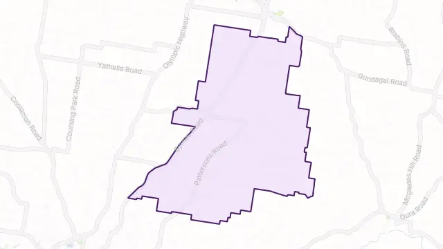 Harefield Area Boundary Map