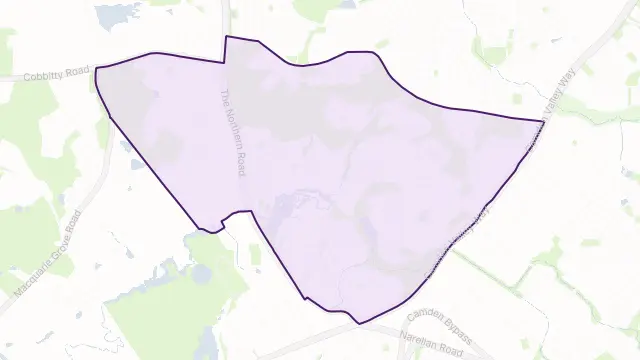 Harrington Park Area Boundary Map