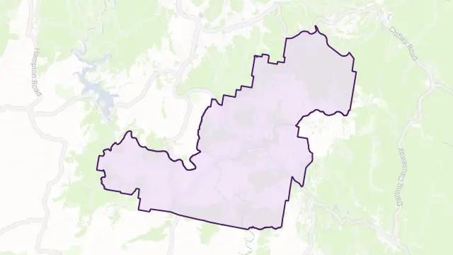 Hartley Area Boundary Map