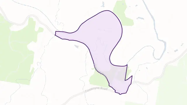 Hartys Plains Area Boundary Map