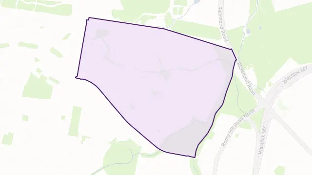 Hassall Grove Area Boundary Map