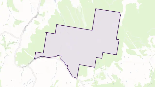 Hassans Walls Area Boundary Map