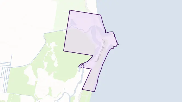 Hastings Point Area Boundary Map