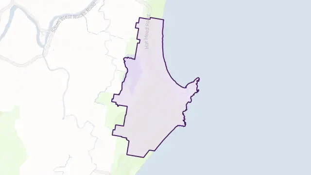 Hat Head Area Boundary Map