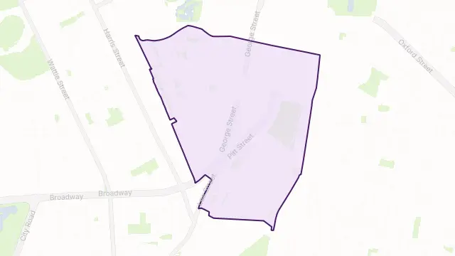 Haymarket Area Boundary Map