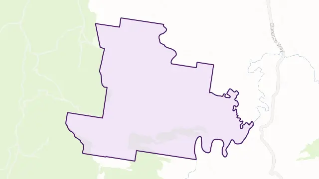 Haystack Area Boundary Map