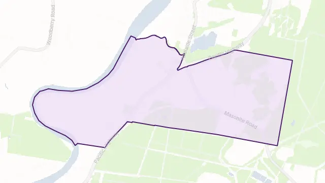 Heatherbrae Area Boundary Map