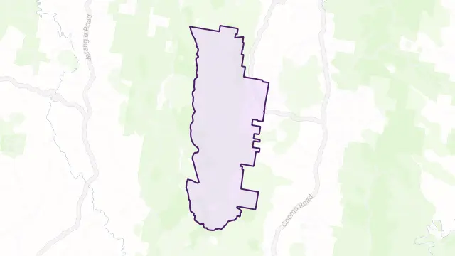 Hereford Hall Area Boundary Map