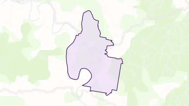 Hickeys Creek Area Boundary Map