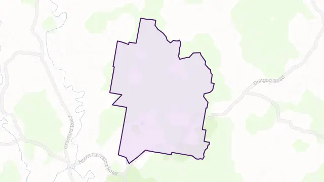 Hilldale Area Boundary Map