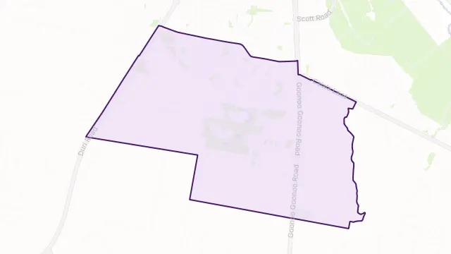 Hillvue Area Boundary Map