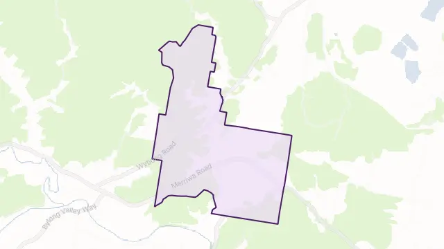 Hollydeen Area Boundary Map