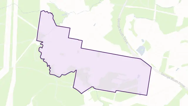 Holmesville Area Boundary Map