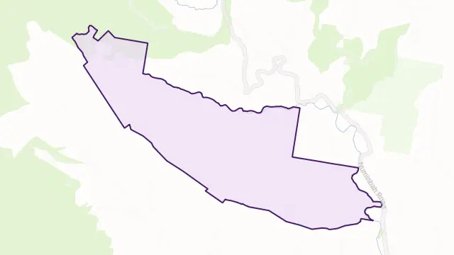 Hopkins Creek Area Boundary Map