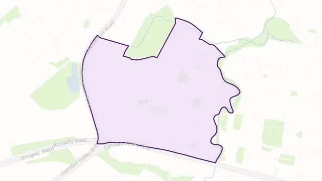 Horningsea Park Area Boundary Map