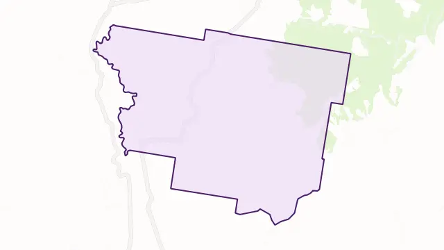 Horseshoe Creek Area Boundary Map