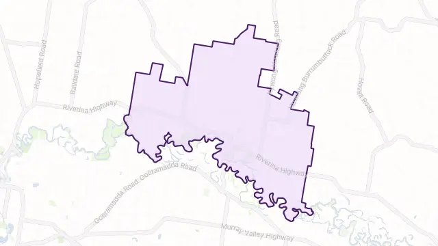 Howlong Area Boundary Map
