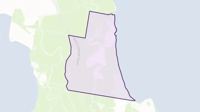 Hyams Beach Area Boundary Map