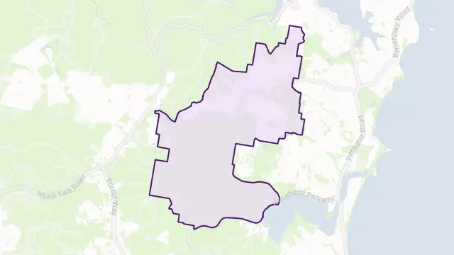 Ingleside Area Boundary Map