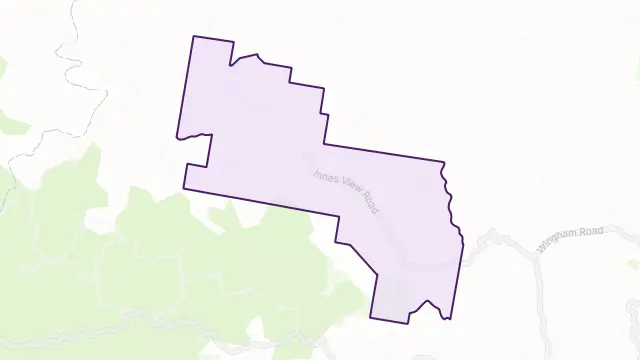 Innes View Area Boundary Map