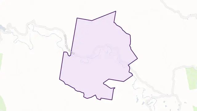 Iron Pot Creek Area Boundary Map