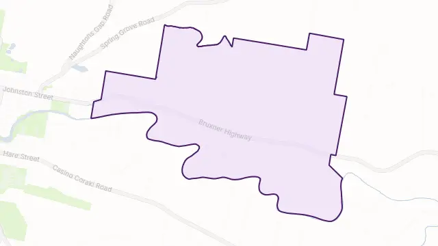 Irvington Area Boundary Map
