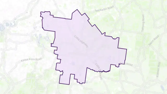 Ivanhoe Area Boundary Map