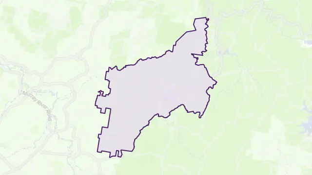Jagumba Area Boundary Map